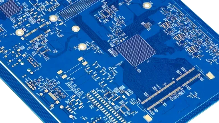 HDI PCB1 showing dense fine-line routing built on thin copper foil